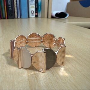 Rose Gold Geometric Bracelet